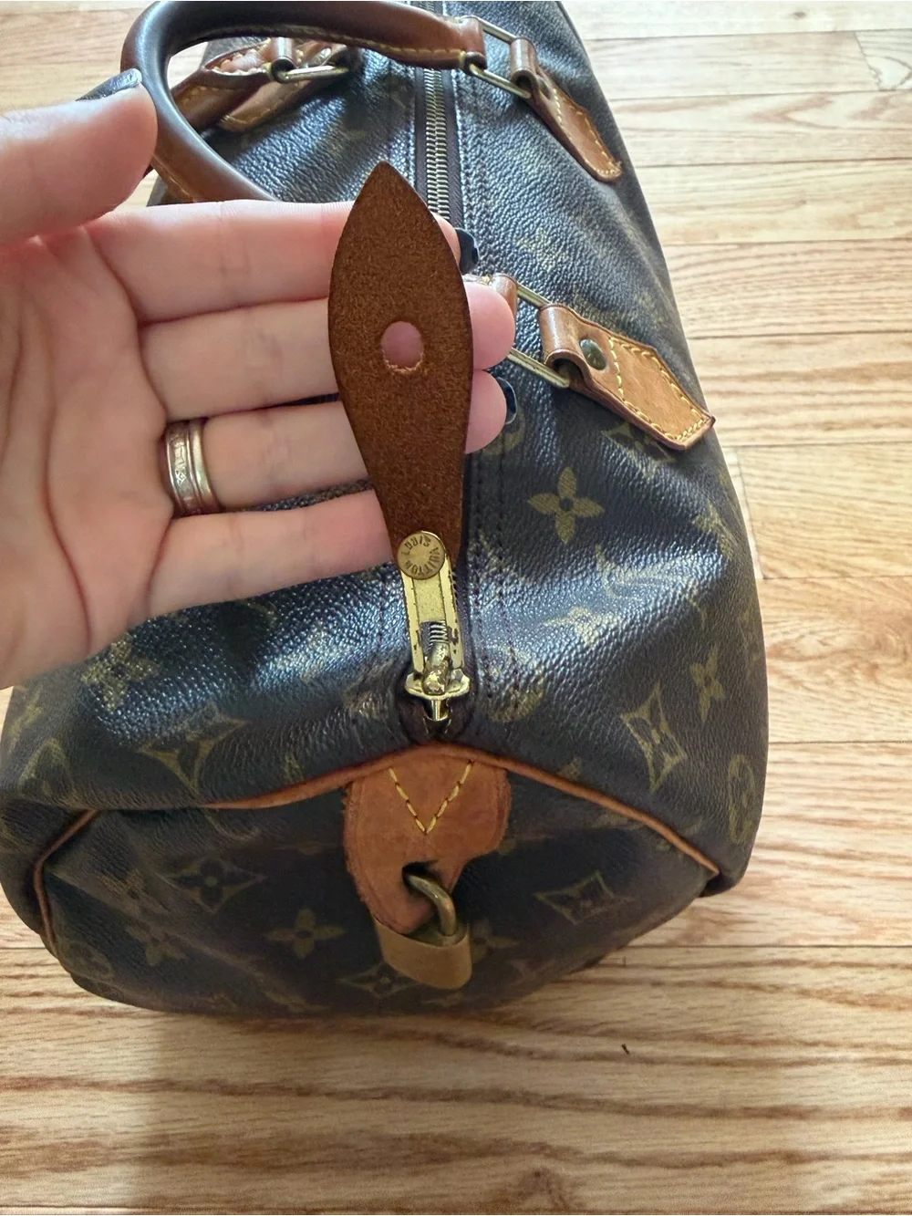 Vintage Louis Vuitton Brown Monogram Speedy 35